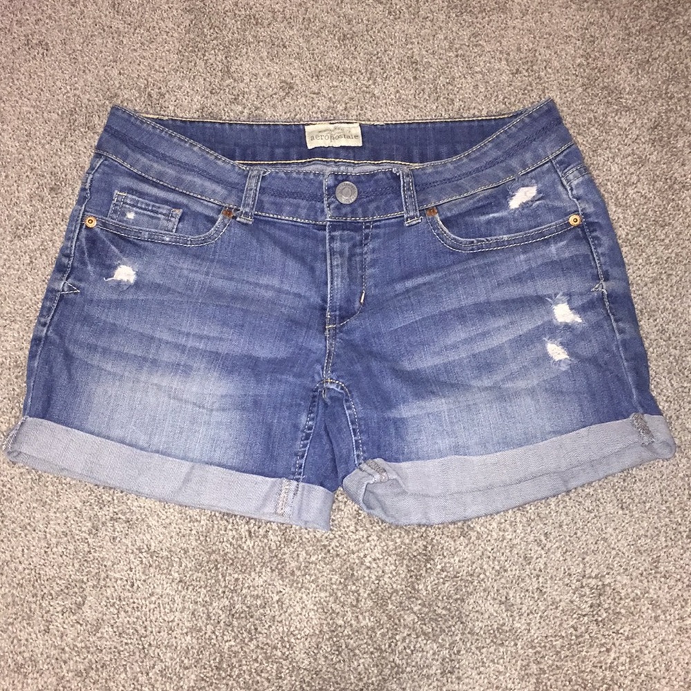 Cute distressed shorts- great for summer!